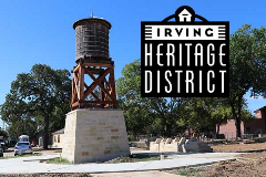 City of Irving Heritage District Installation - Photo Courtesy of City of Irving Facebook