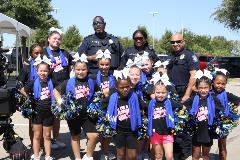 DART Police with Irving Girls Cheerleader Association