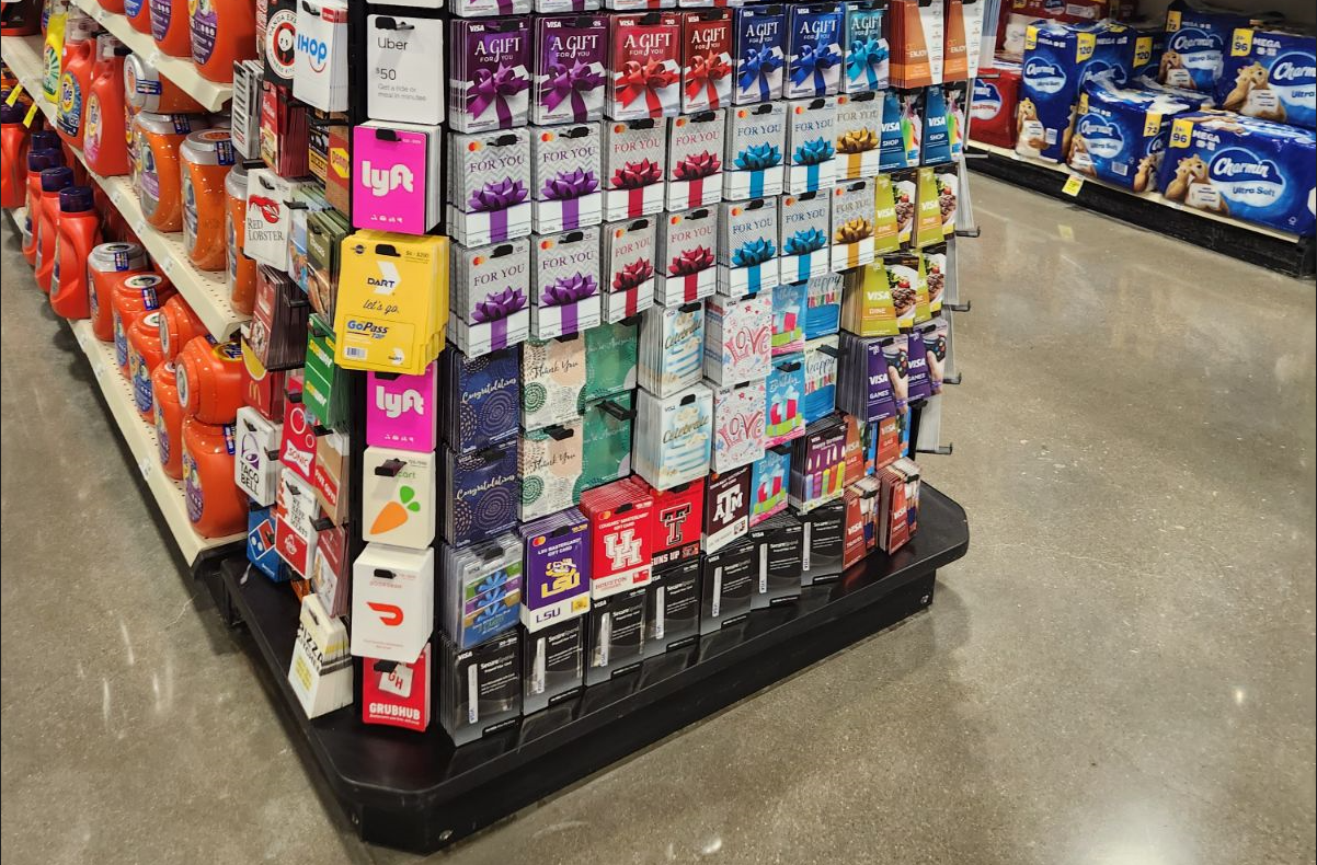 GoPass Tap cards at Albertsons group grocery stores
