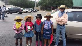Kids at Texas Black Invitational Rodeo