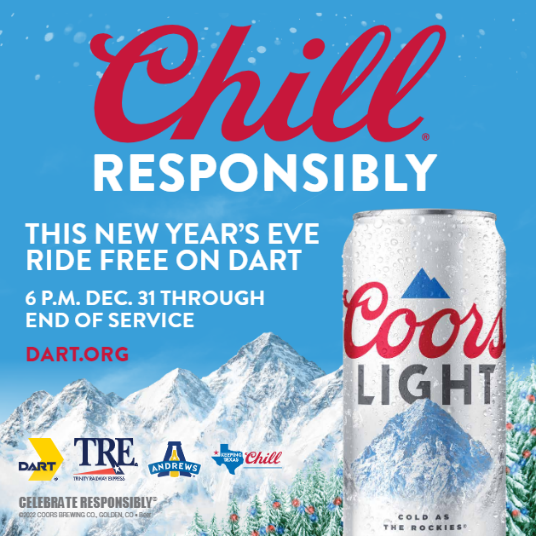 Molson Coors New Years Eve Free Rides