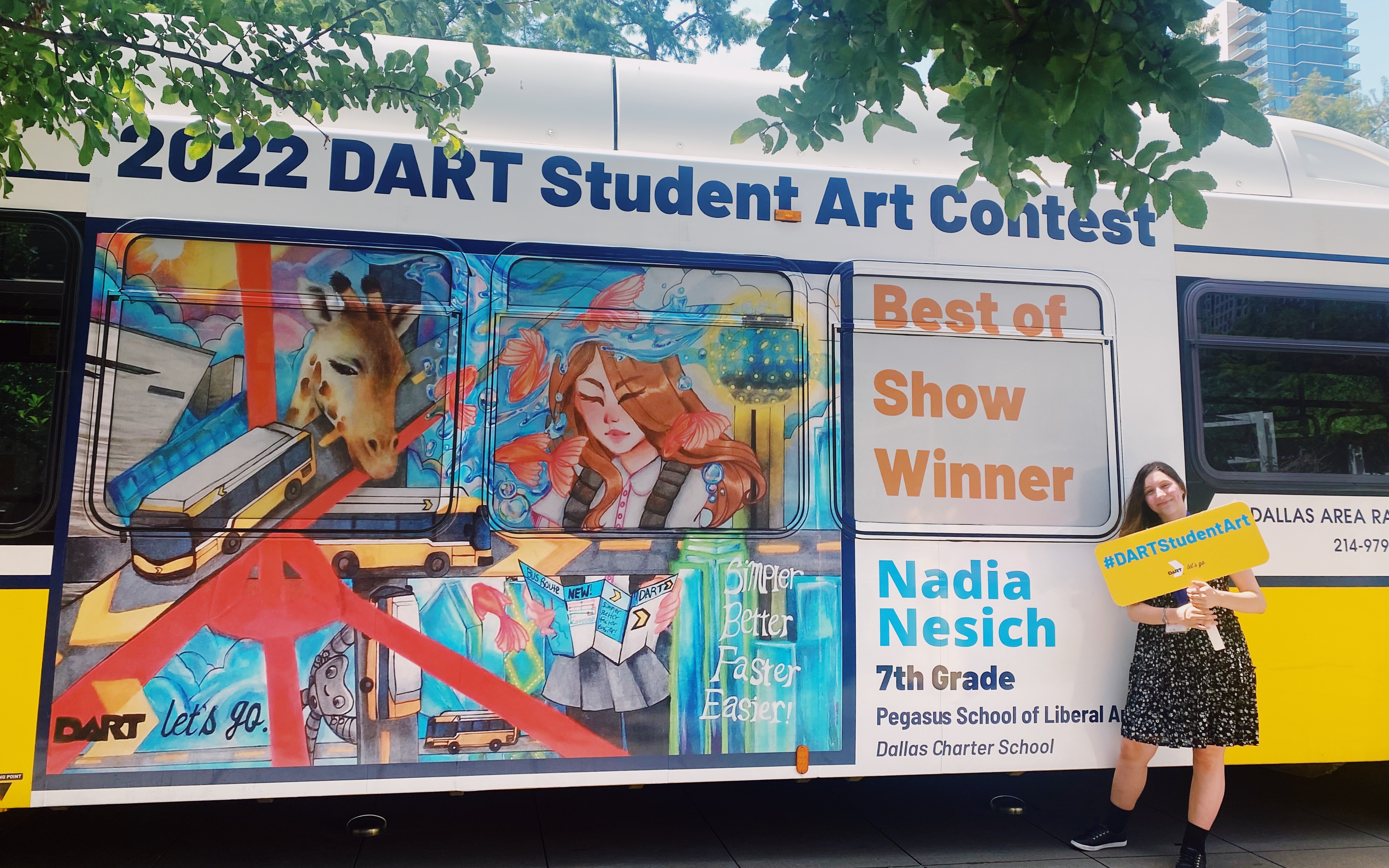 Nadia Nesich - DART Student Art Contest Winner