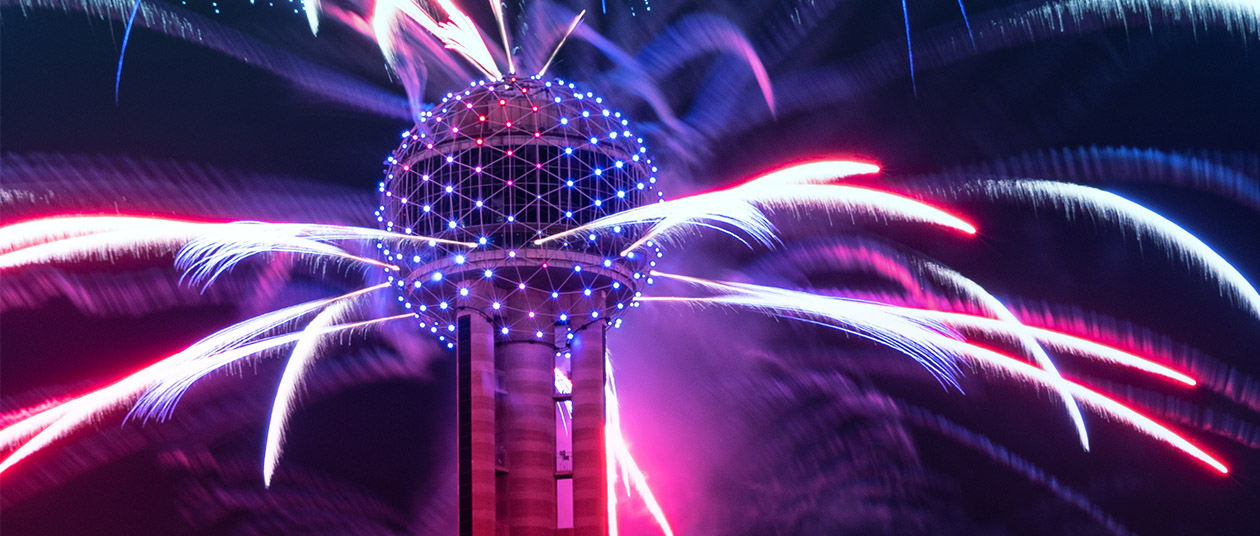 Reunion Tower - New Years Eve
