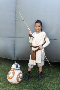 Carrollton May the Fourth Be With You event child in costume