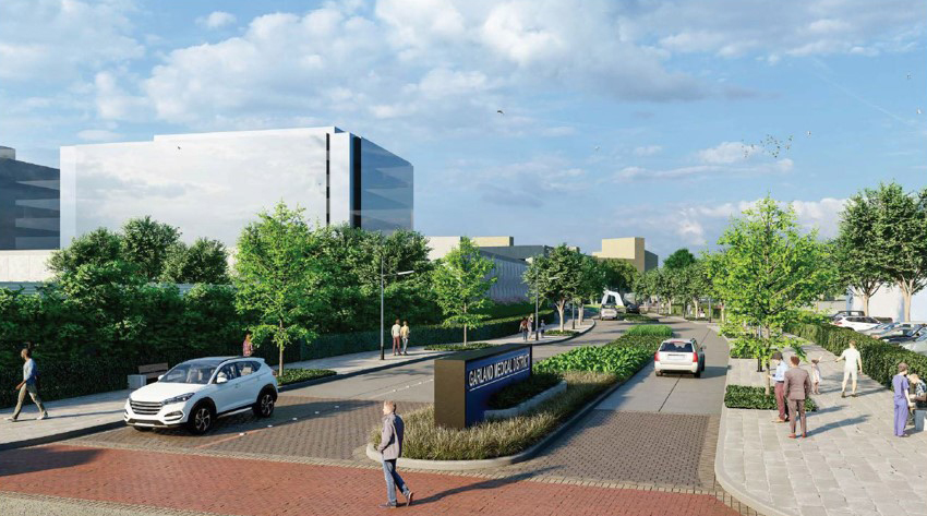 Garland Medical District rendering - Courtesy of City of Garland
