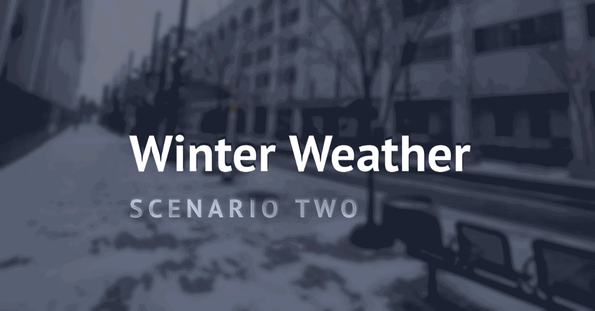 DART 2021 Winter Weather: Scenario Two