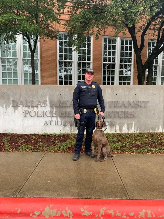 DART Police Officer Robles and canine Yukon.