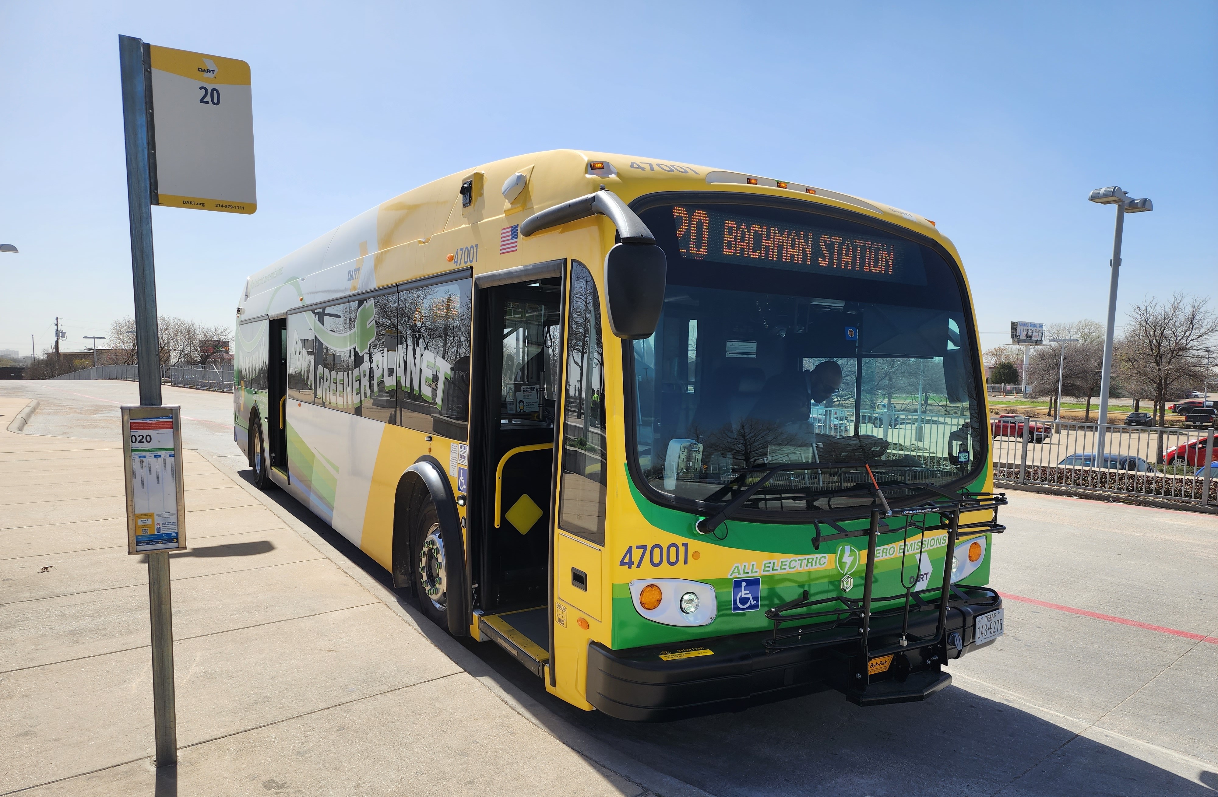 DART's new long-range electric bus
